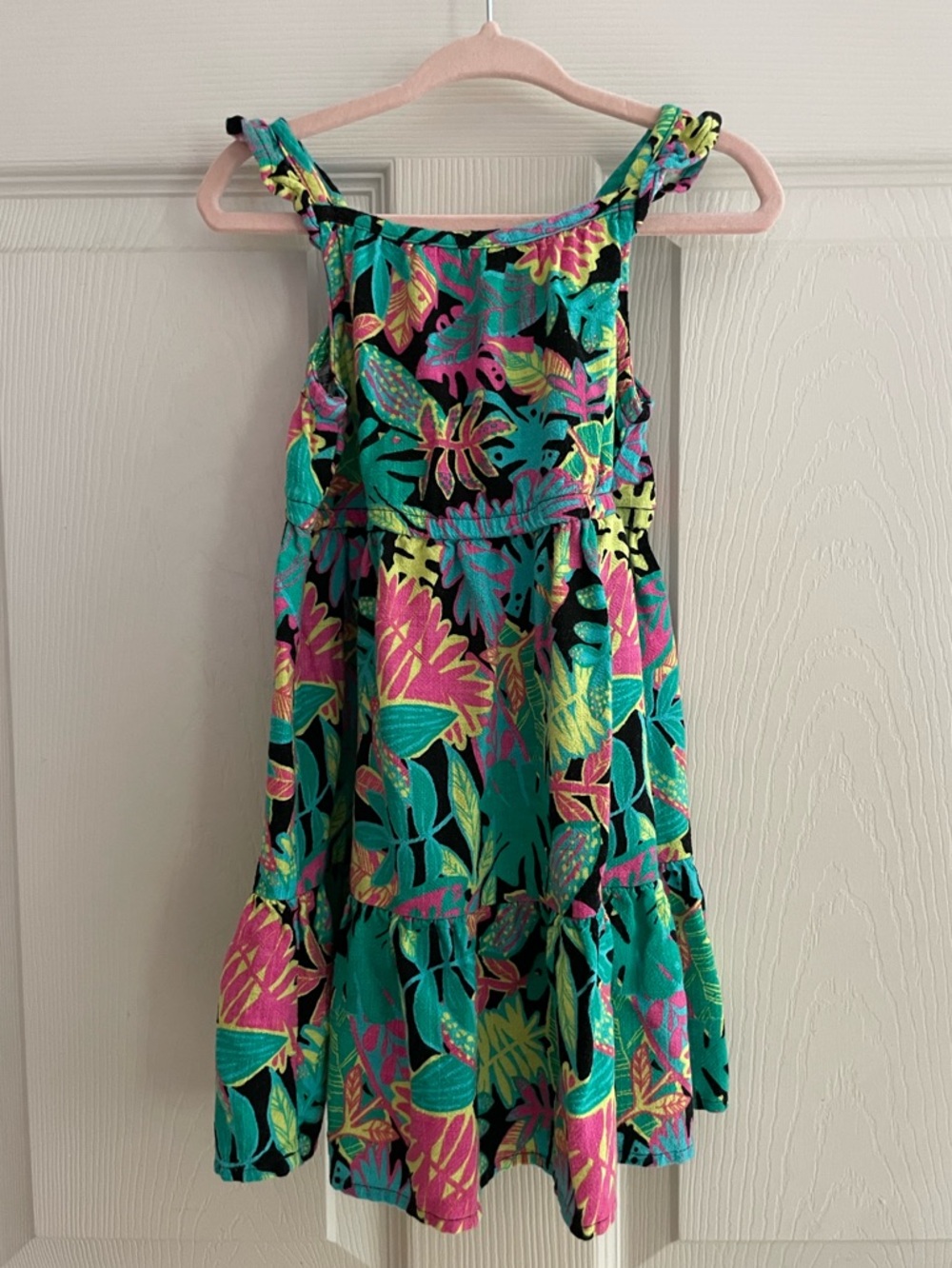 Toddler Girls Tropical Print Sundress